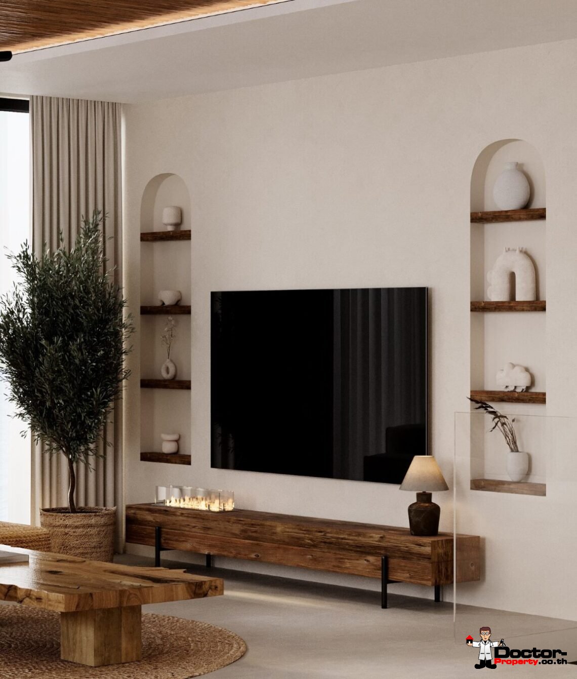 Luxury 3 Bedroom Pool Villa with Partial Sea View in Plai Laem, Koh Samui – For Sale